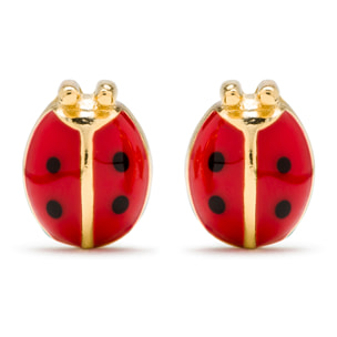 Pendientes Nenon acabado oro amarillo 18k