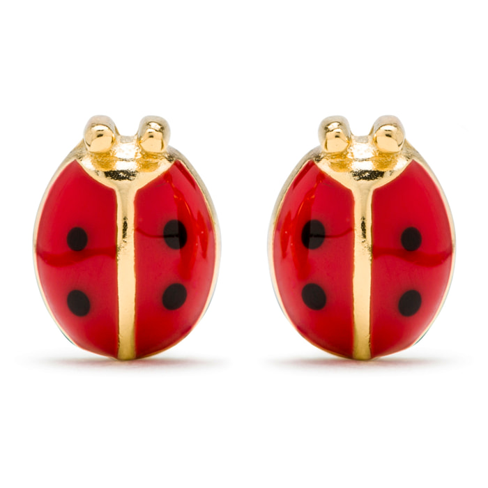 Pendientes Nenon acabado oro amarillo 18k
