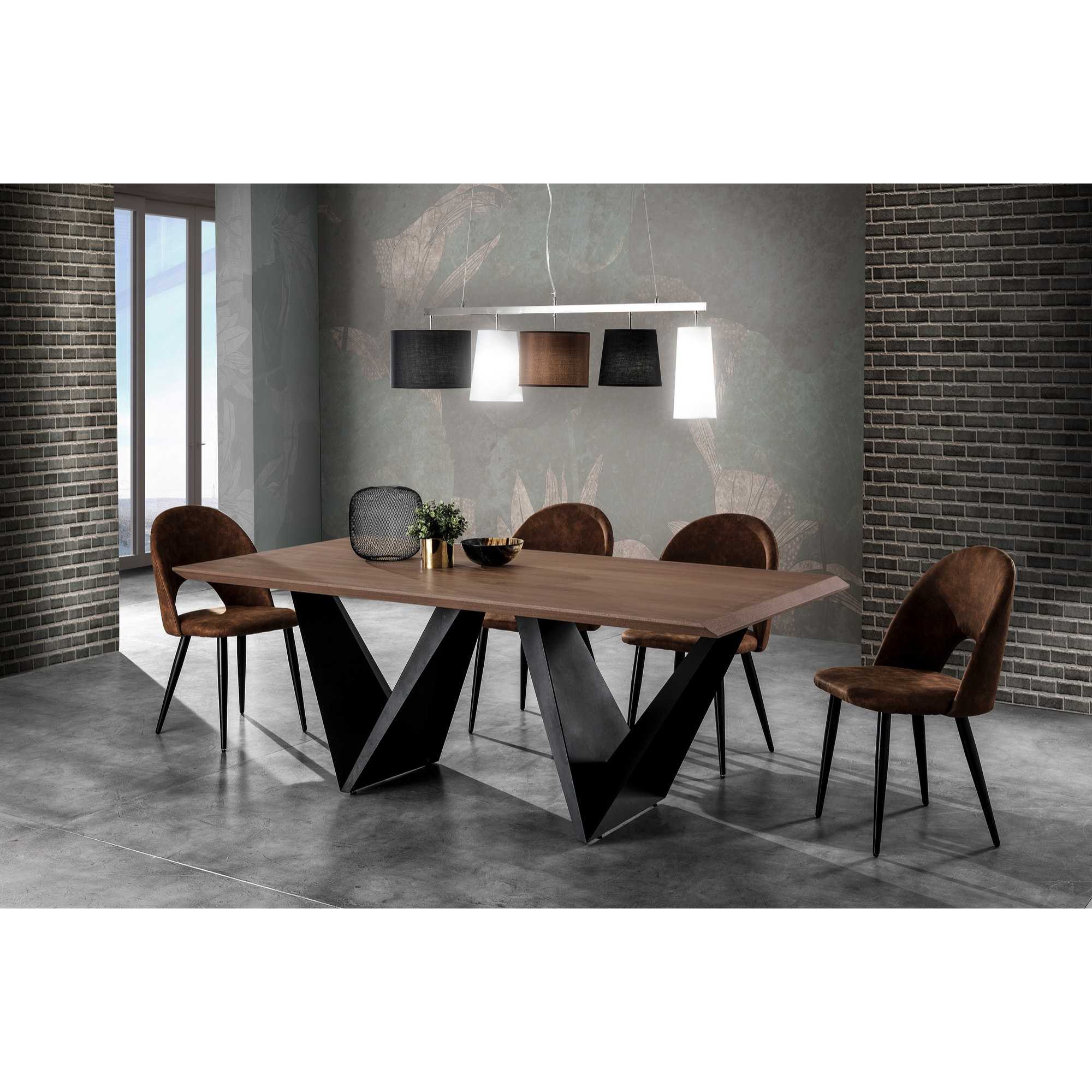 Tomasucci table fixe CLEFT Multicolore