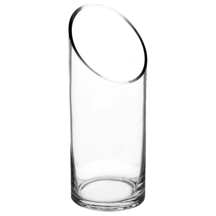 Vase cylindre verre H25cm