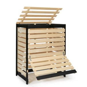 Bac de compostage en bois 400L