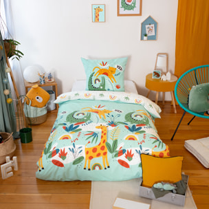 Parure housse de couette 2pcs 100% coton 57fils poumba