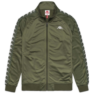 Felpe Kappa Uomo 222 BANDA ANNISTON SLIM Verde