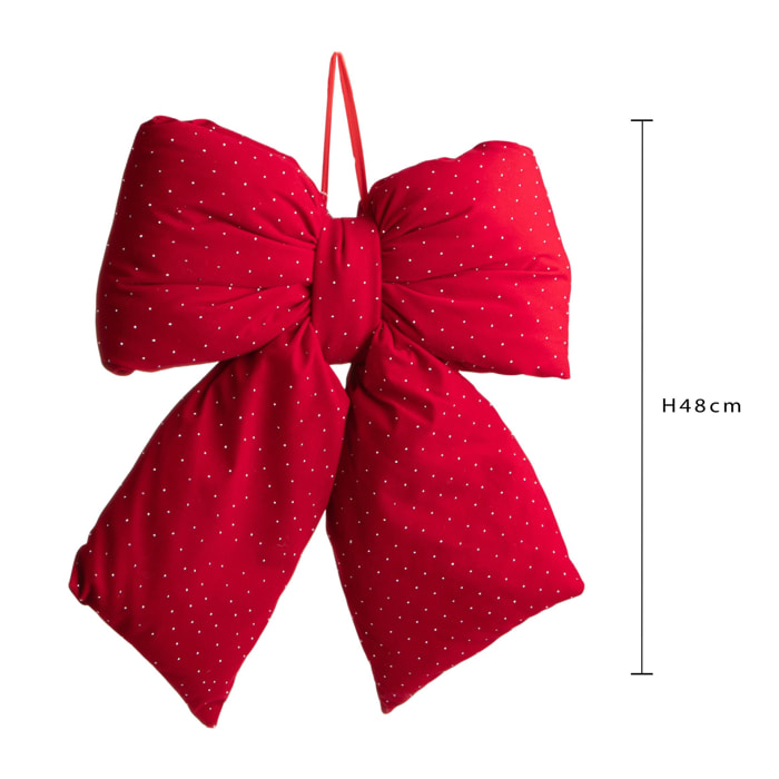 Fiocco natale - Pezzi 2 - 40xH48x12cm - Bianchi Dino SpA