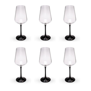 Set de 6 verres 250ml en cristallin SIGNATURE