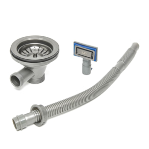 Swiss Aqua Technologies Aurum Évier de cuisine encastrable en inox 304, 68x45x21 cm, Gun Metal brossé PVD