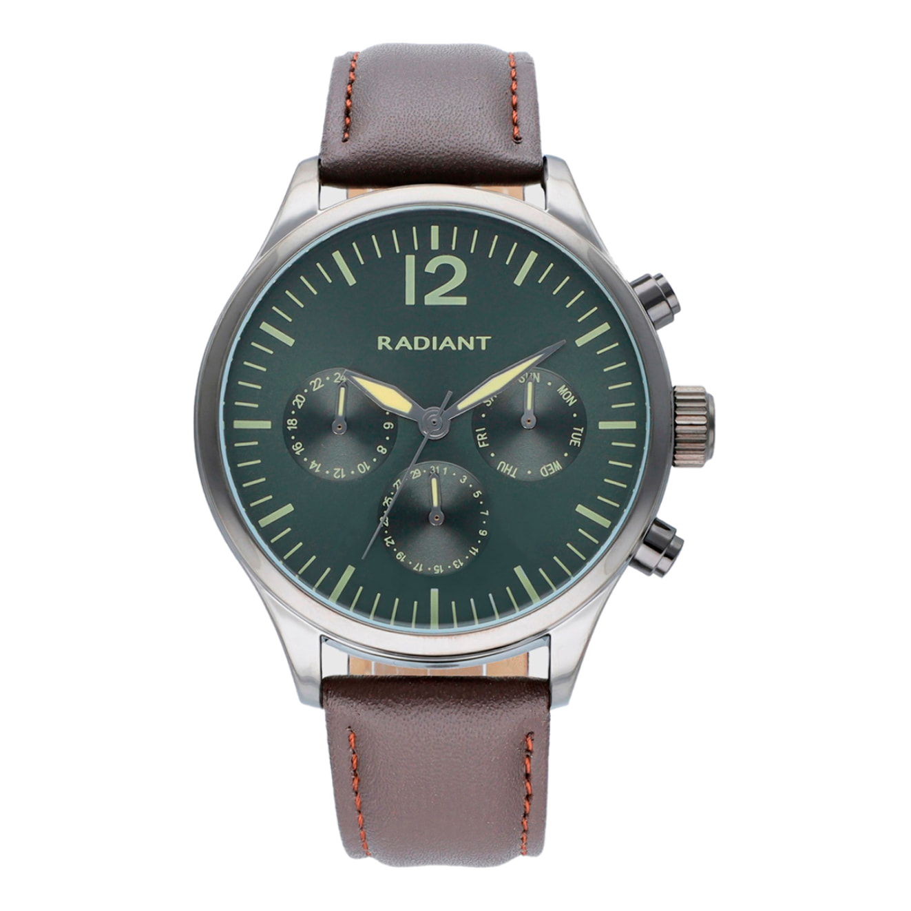 Reloj Radiant RA641702 Hombre Analogico Cuarzo con Correa de Cuero