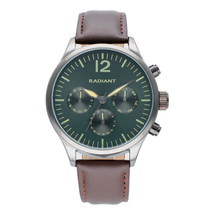Reloj Radiant RA641702 Hombre Analogico Cuarzo con Correa de Cuero