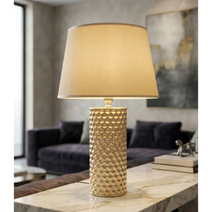 LAMPADA DA TAVOLO GLAM GOLD CM Ø 30X47,5