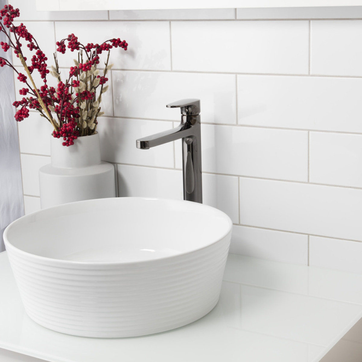 SAT DARK levier pour mitigeur XL pour lavabo, Gun metal (SATBSDAPP)