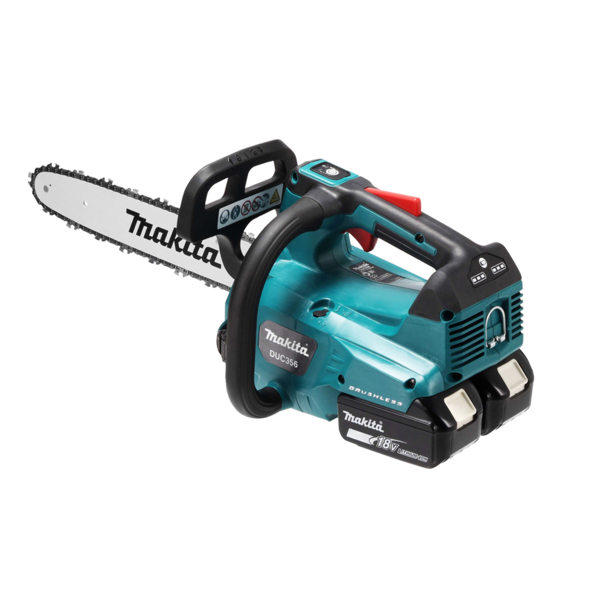 Motosierra LXT® 36V (2x18V) - MAKITA - con 2 baterías 18V 5.0Ah - cargador doble - DUC356T001