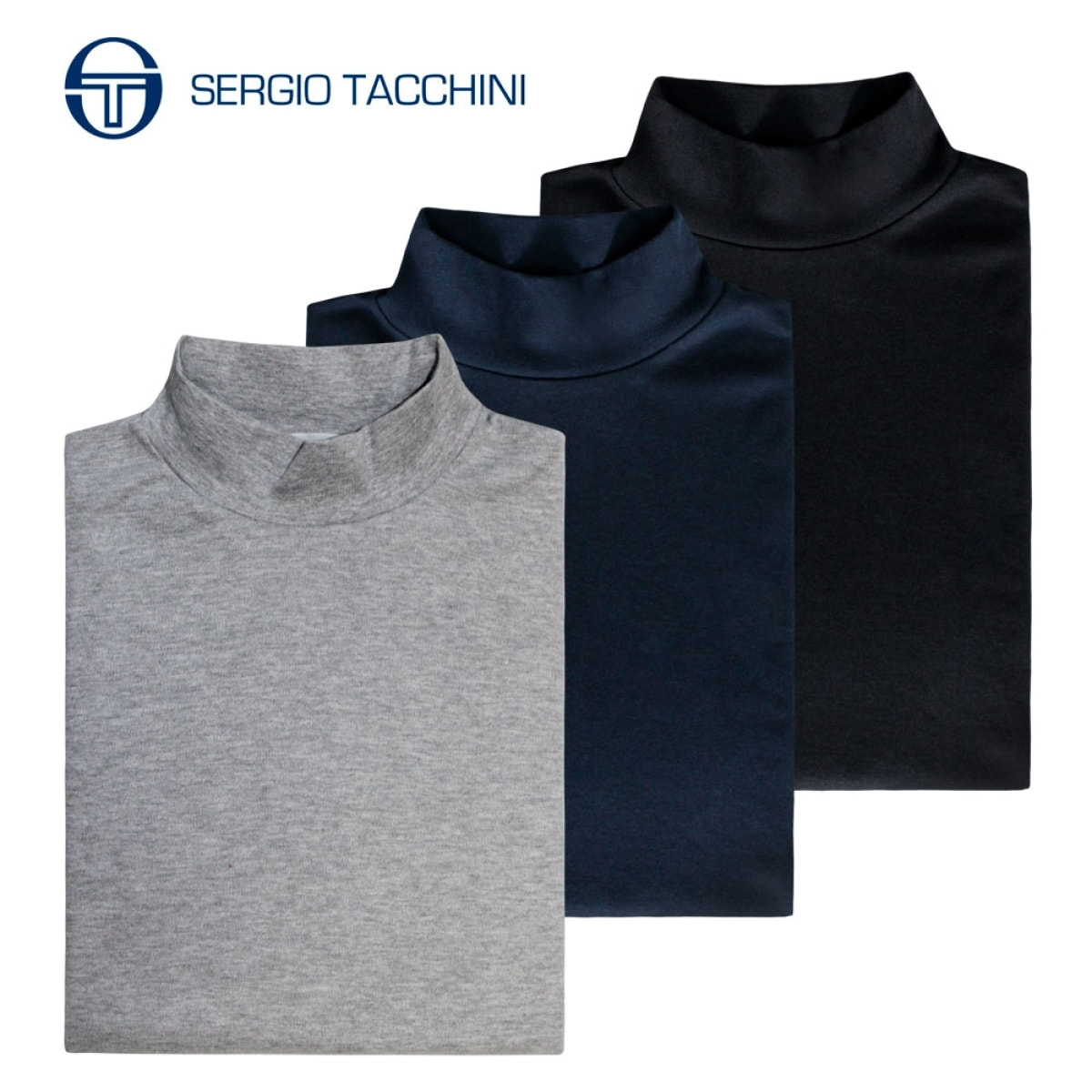 2 Maglie lupetto Uomo Caldo Cotone Sergio Tacchini