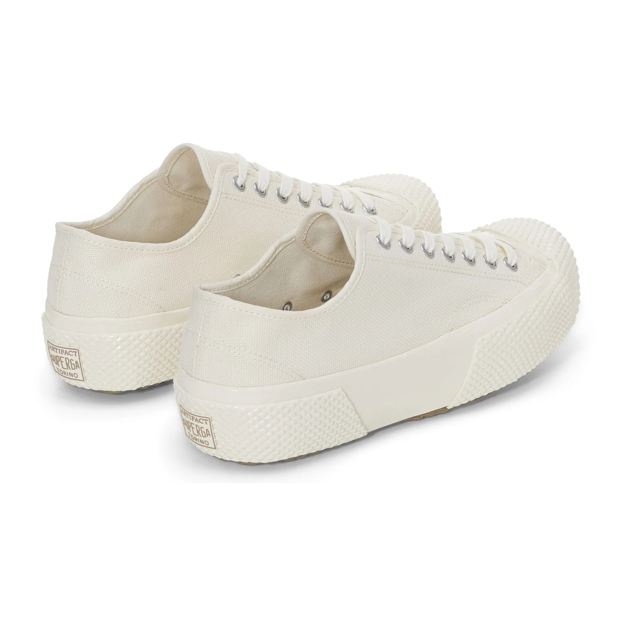 Le Superga Uomo/Donna Bianco 2434 MIL-SPEC LOW CUT COTTON CANVAS