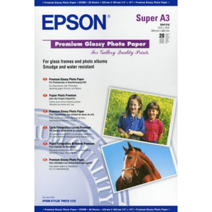 Papier photo EPSON A3+ - 20f- 255g/m²-