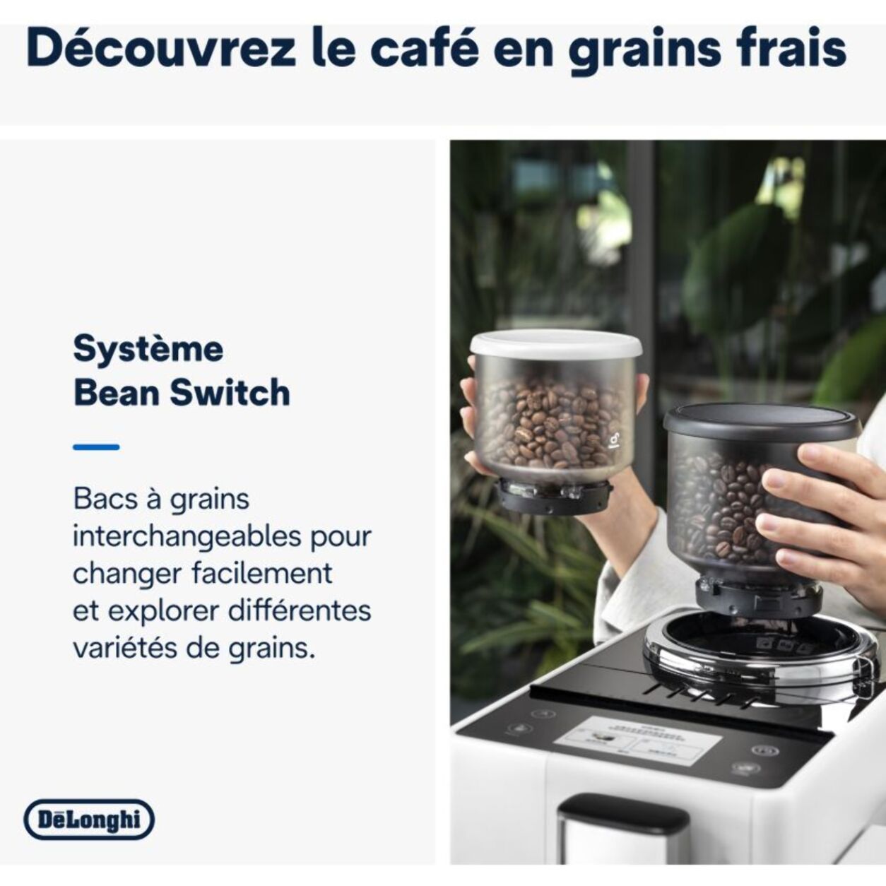Expresso Broyeur DELONGHI FEB4435.W Rivelia Blanche
