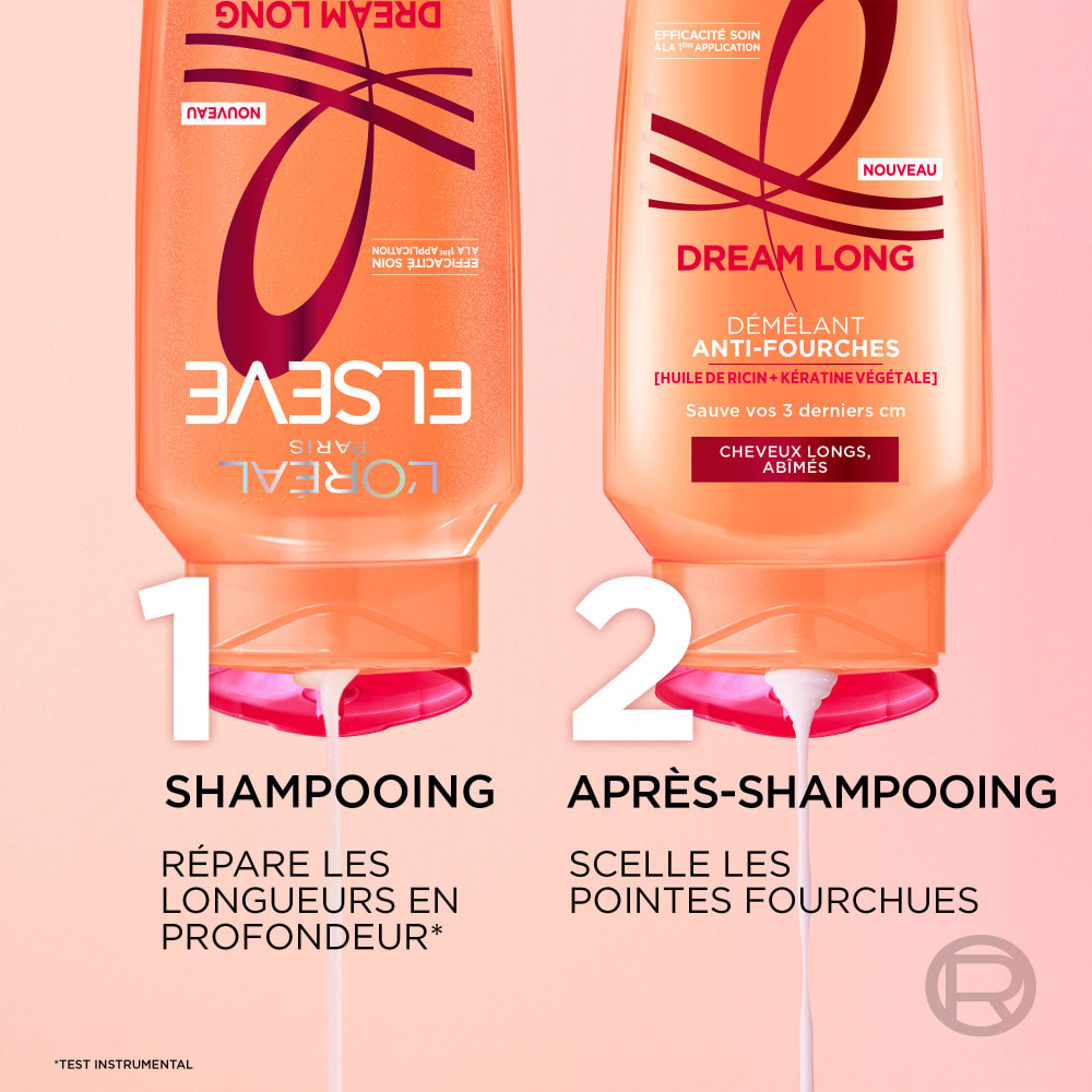 Lot de 12 - L’Oréal Paris Elseve Dream Long Shampooing Reconstructeur 300ml