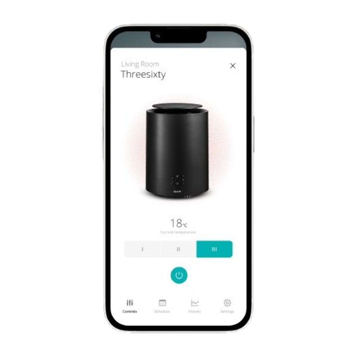 Chauffage soufflant DUUX DXCH30 Threesixty 2 Noir