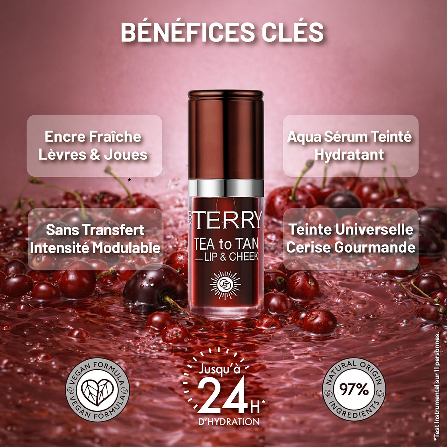 Tea To Tan - Lip & Cheek - Aqua Sérum Teinté Effet Bonne Mine Naturel 5 ml