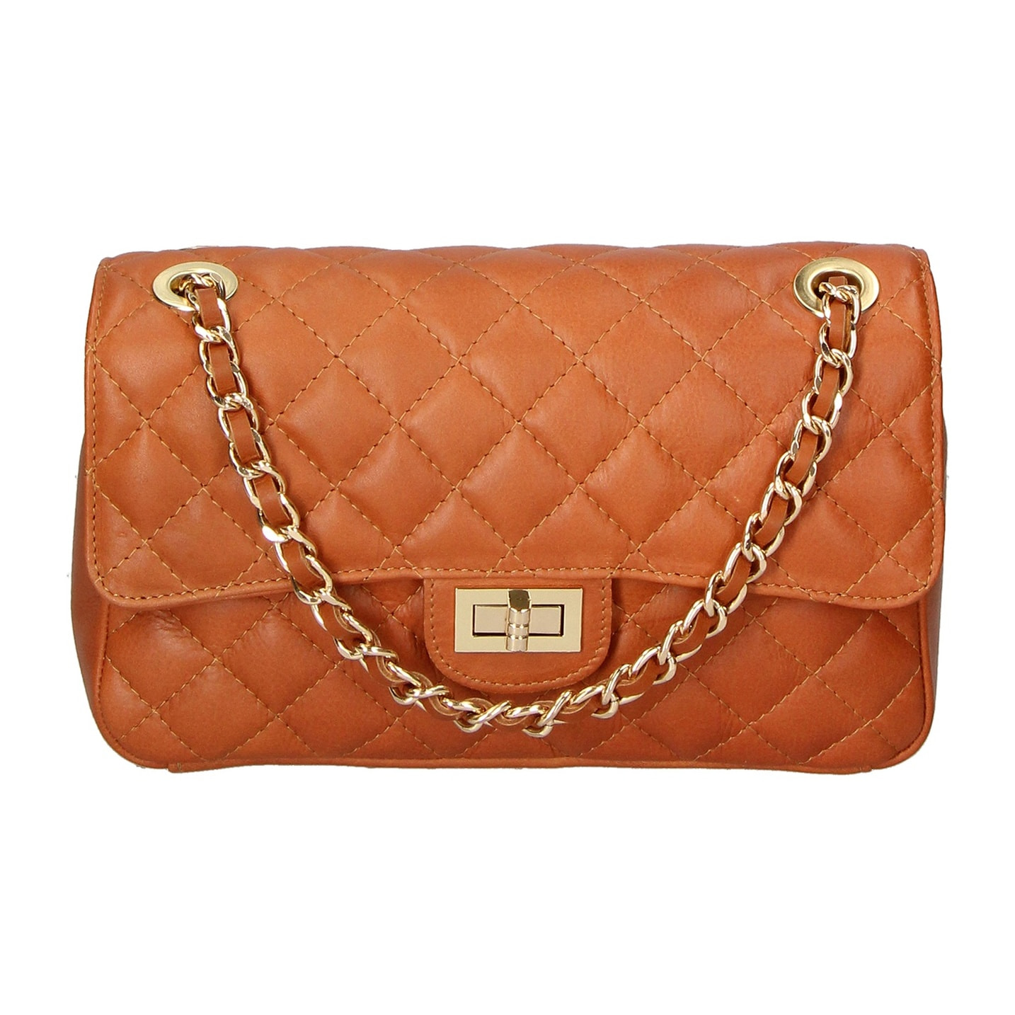 Borsa a spalla da donna - Modello Clizia - Vera pelle - 28.0 x 18.0 x 8.0 cm