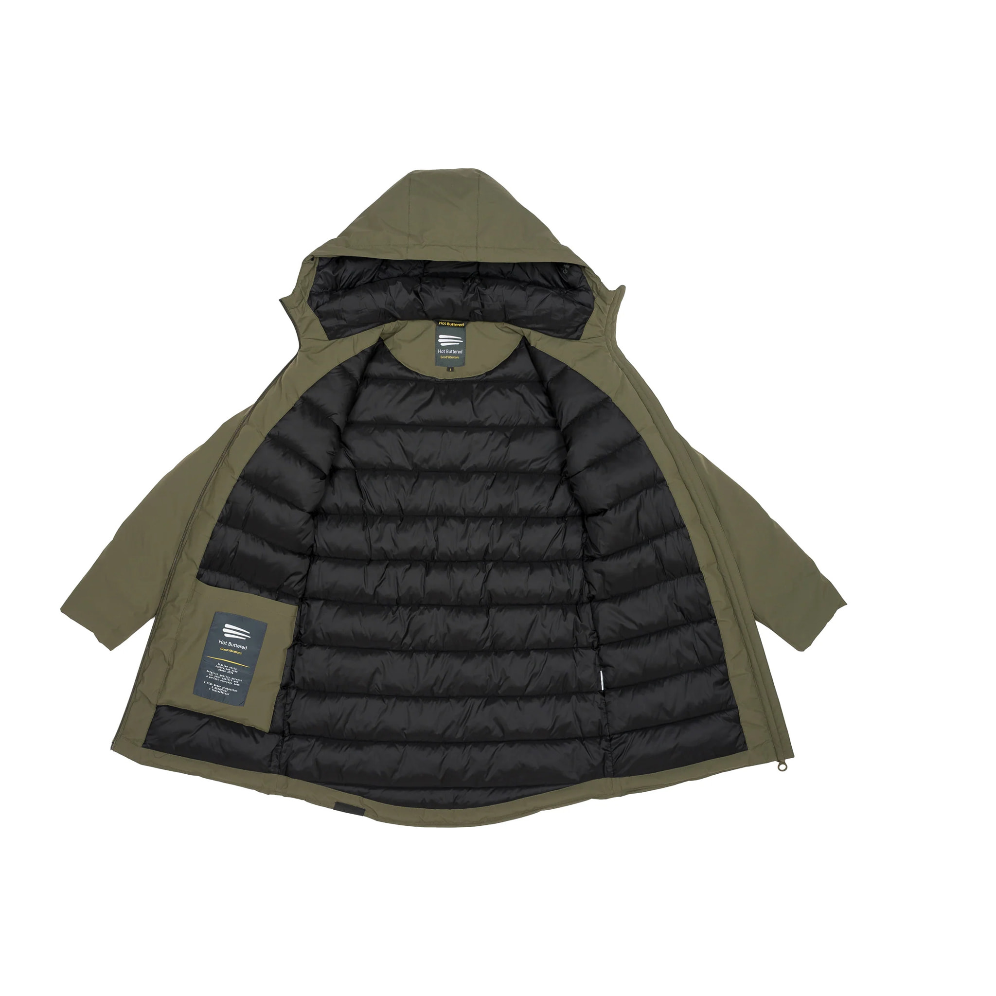 Parka ANOUK imbottito impermeabile verde