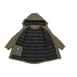 Parka ANOUK imbottito impermeabile verde