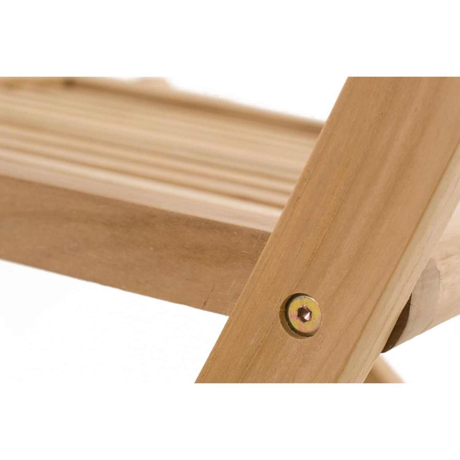 Table de jardin ovale et 6 chaises en teck ADAGNA