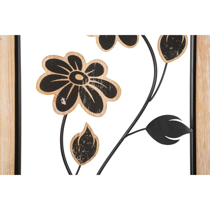 PANNELLO IN FERRO E LEGNO GIRISH -A- CM 30X2,5X60