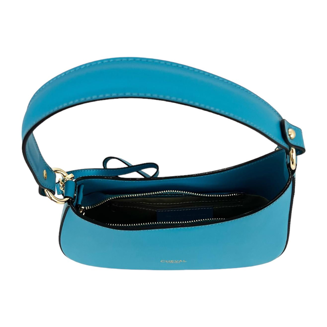 Borsa a spalla Cheval Firenze Camilla Azzurro