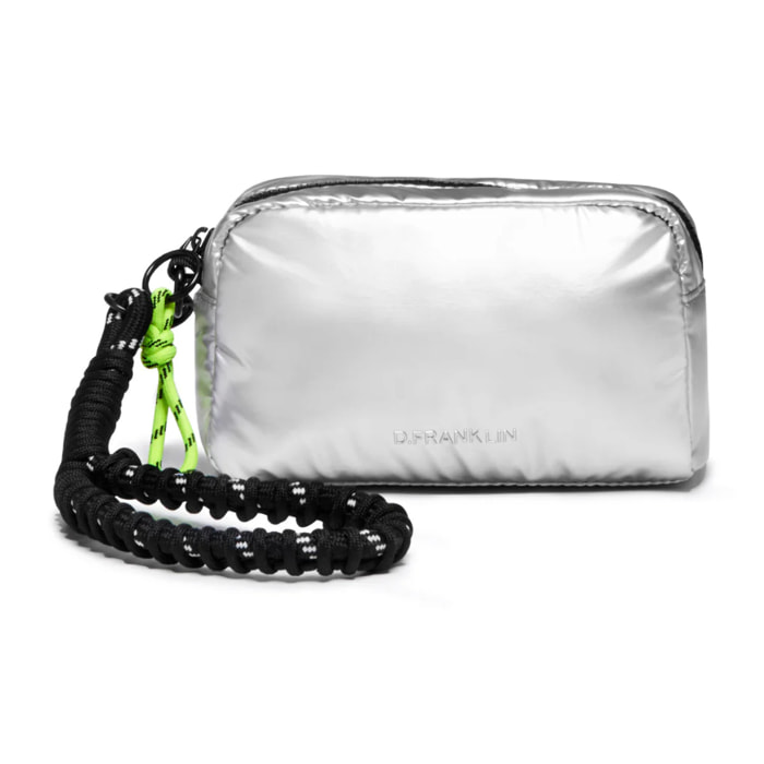 Bolso de Mano  Neceser Bomb Beauty Bag en Plata D.Franklin