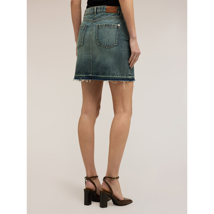 Motivi - Minigonna in denim - Azzurro