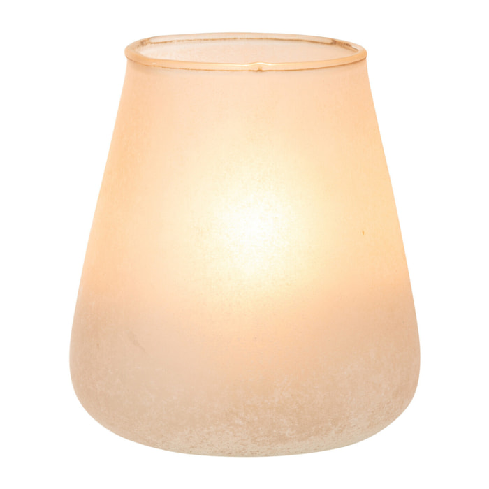 J-Line photophore Poudre - verre - rose - large