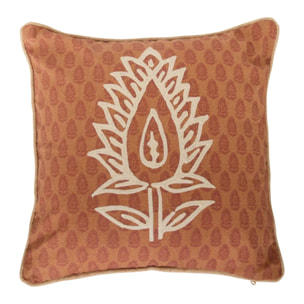 Housse de coussin Sienna 40x40cm rose foncé
