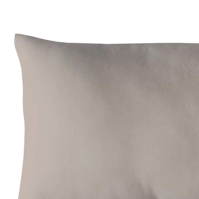 Coussin non déhoussable en coton uni - Naturel