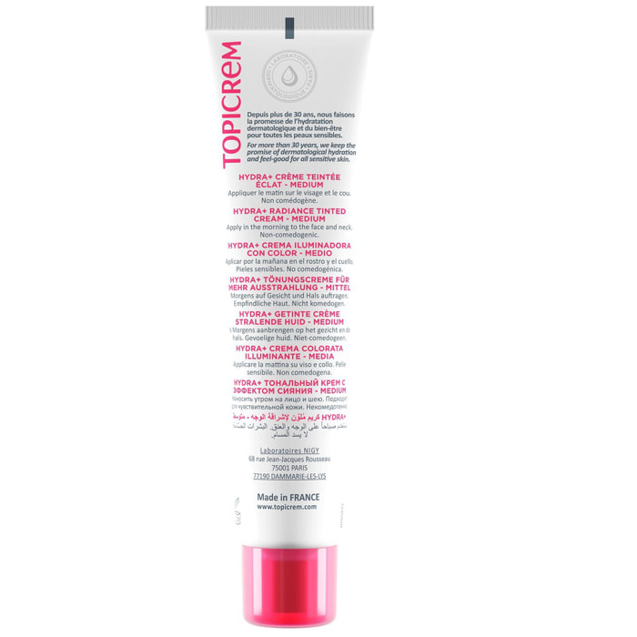Hydra+ - Crème Teintée Éclat SPF50+