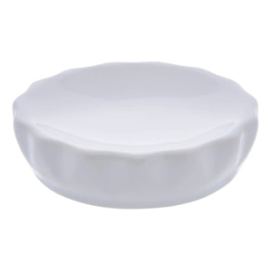 Porte-savon Colorama en céramique D.11cm blanc