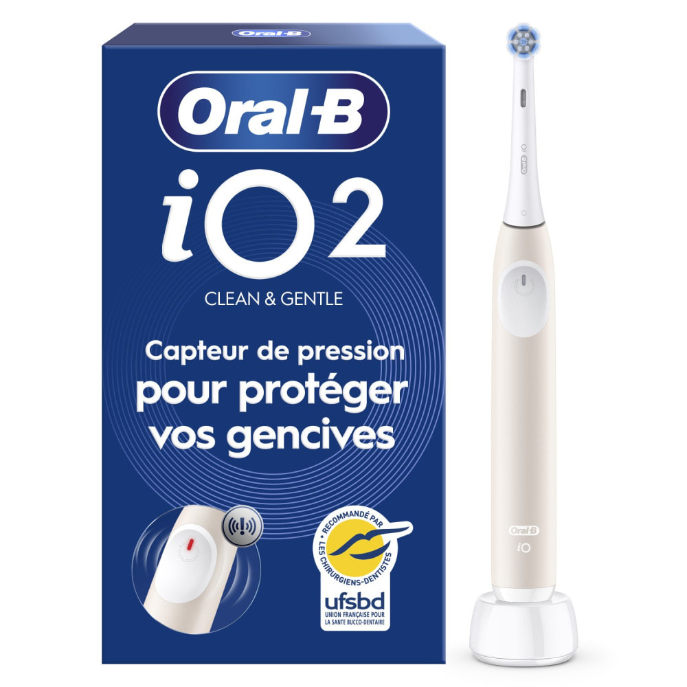 Oral-B iO2 Brosse À Dents Électrique Rose Clair
