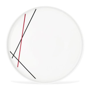 6 assiettes plates 27,5cm BISTROT