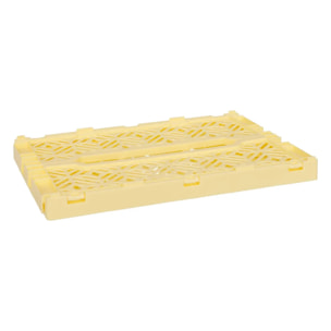 Cagette pliante "Arry" jaune 31x20x11,5cm