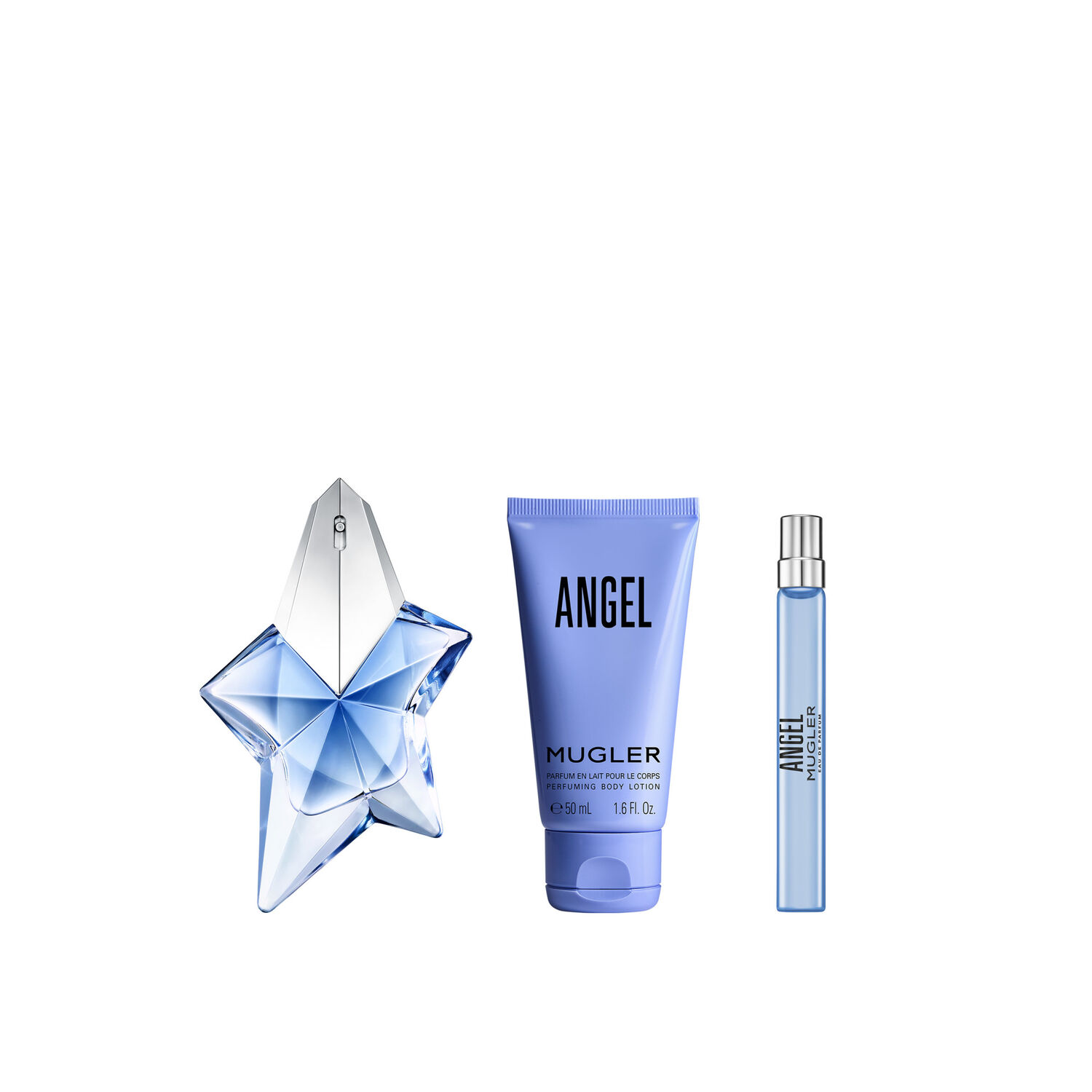 Angel - Coffret Eau de Parfum 50ml + Lait Corps 50ml + Format Voyage 10ml