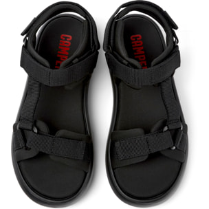 Sandalias - CAMPER Pelotas Flota - Negro - Textil técnico (poliéster reciclado)