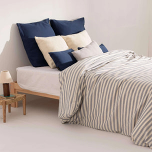 Housse de couette jacquard Jávea Grand Bleu