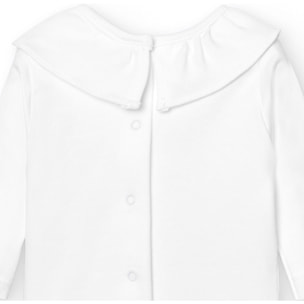 Body bebé manga larga cuello volante