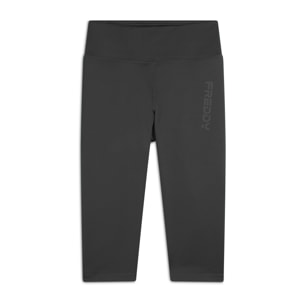 Leggings corsaro con logo glitter
