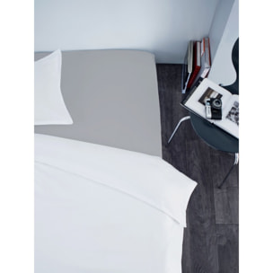 Drap housse uni - 100% coton 57 fils - certifié oeko-tex