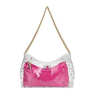 Mini bag fucsia in pvc