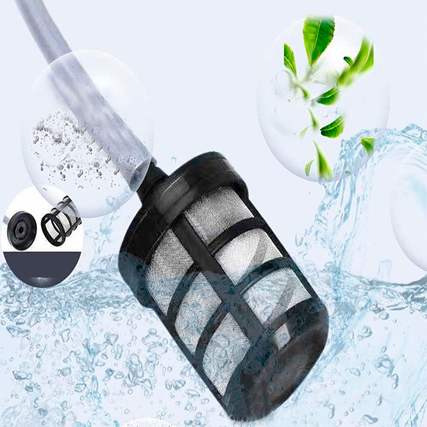 Pistola de lavado a presión con doble batería recargable, 3 adaptadores de lavado diferentes, 300W de potencia y 30 bares de presión.