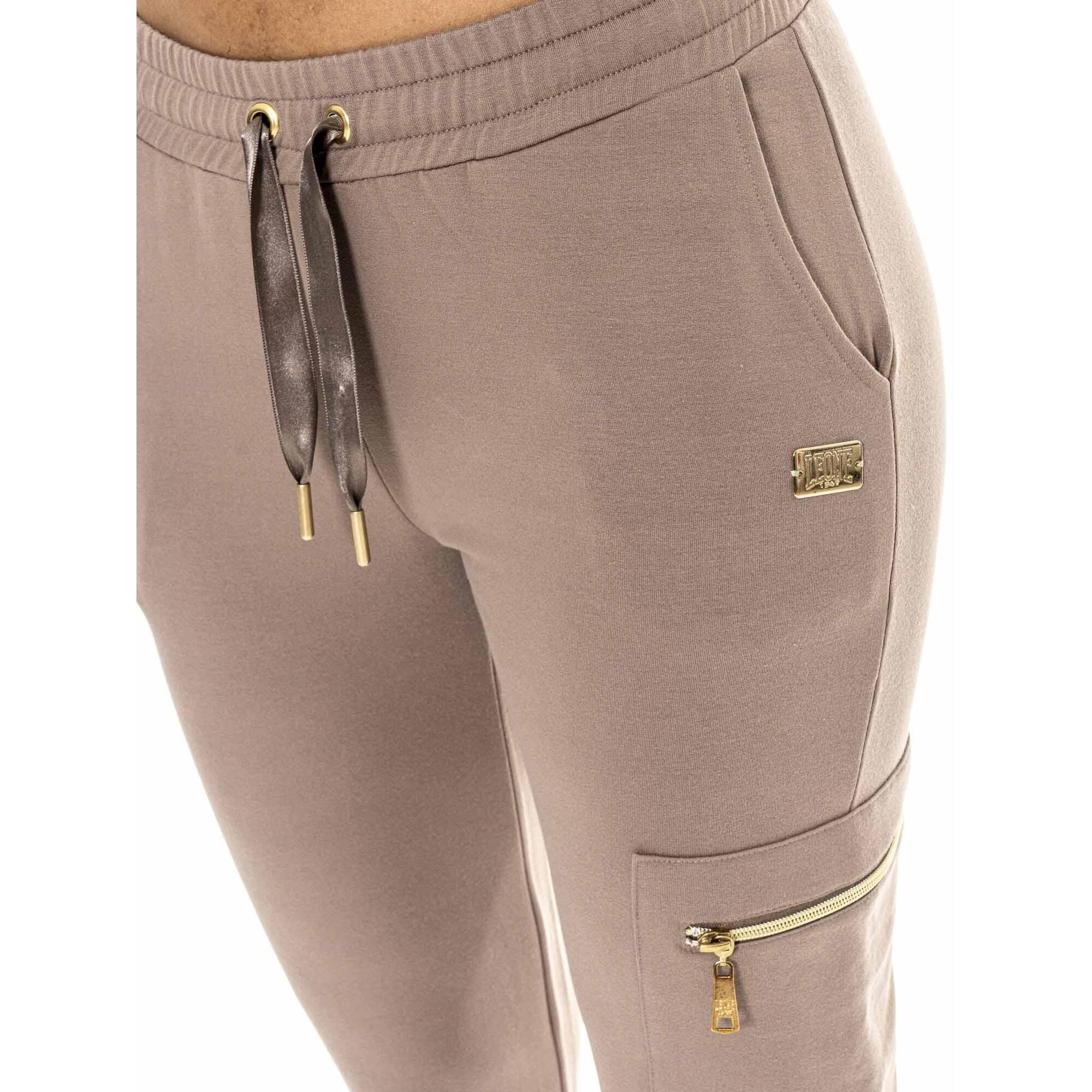 Chándal de invierno para mujer Leone 1947 Chic Tones con capucha y cremallera