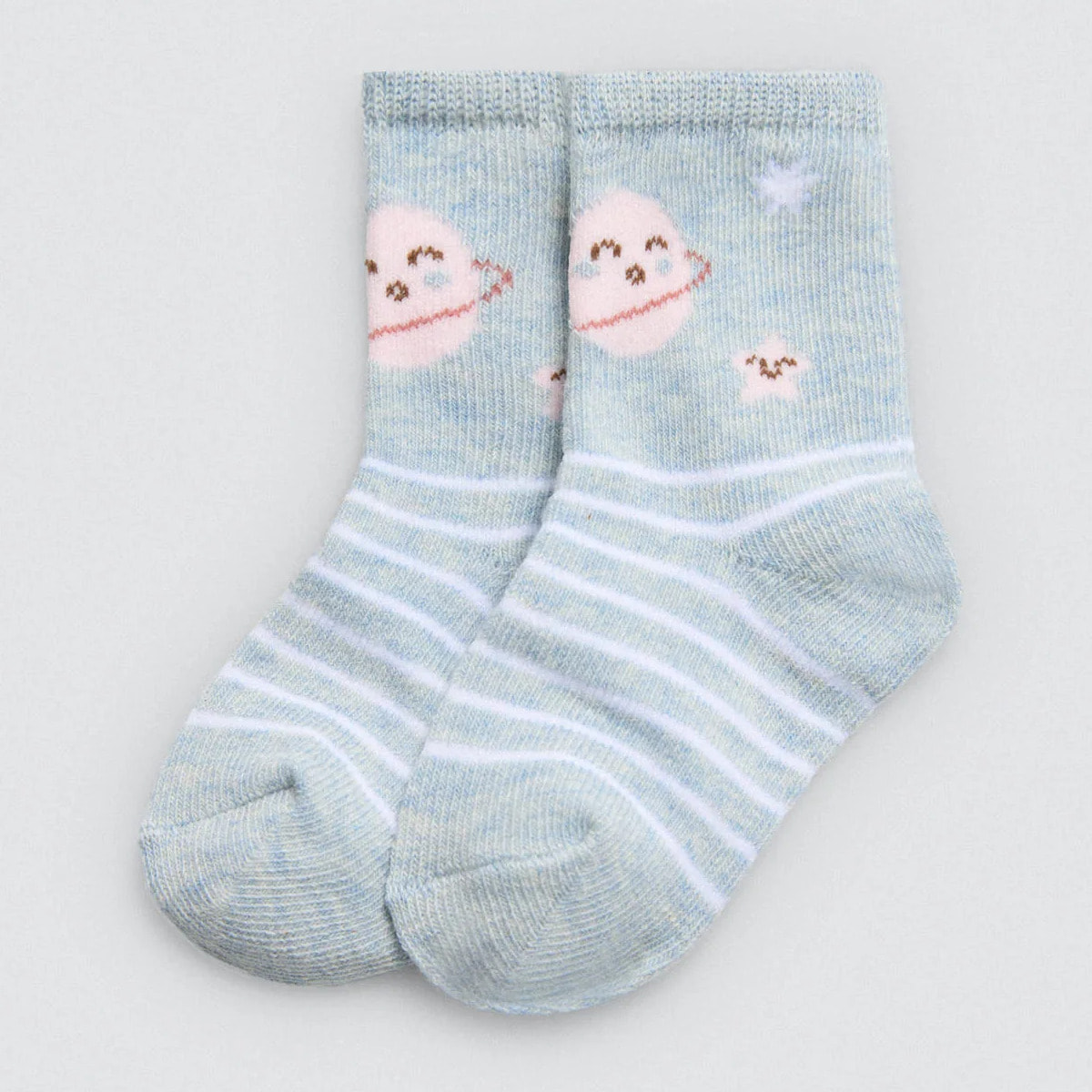 Confezione da 4 calzini per neonato stampati Universe