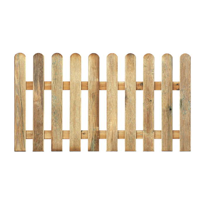 Valla Clásica Madera De Pino Tratada