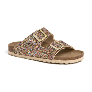 SANDALIA BABUNKERS DORADO